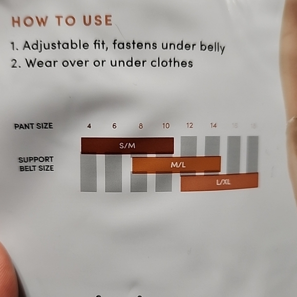 Maternity Support Belt - Isabel Maternity by Ingrid & Isabel Black S/M - Picture 7 of 7